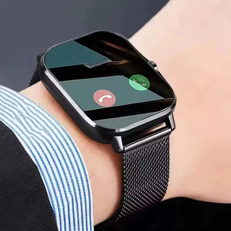 LAXASFIT Smart Watch for Men Women Gift Sports Fitness Watches Bluetooth Calls Digital Smartwatch Wristwatch