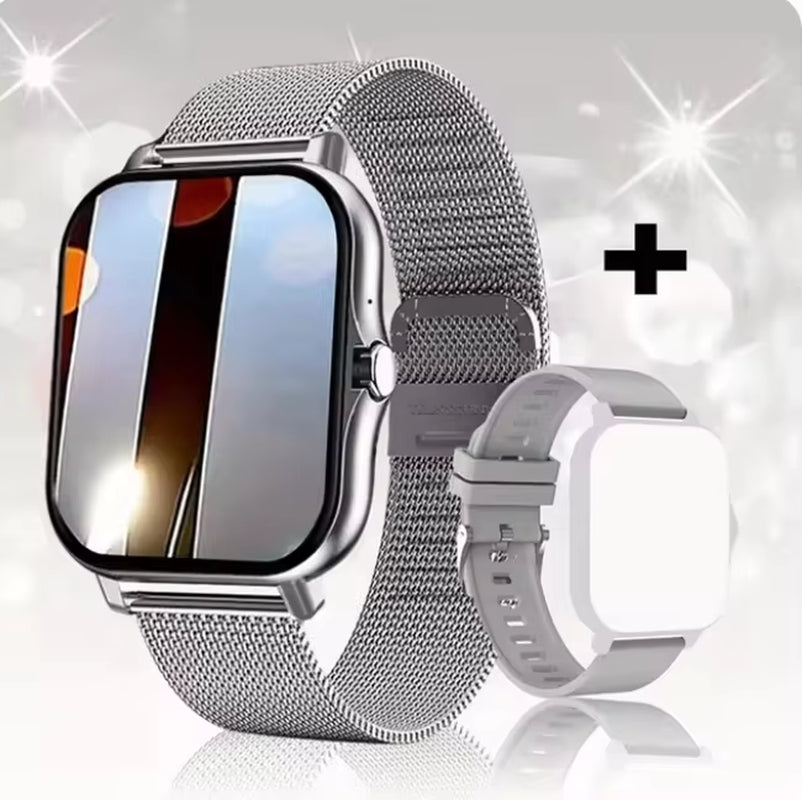 LAXASFIT Smart Watch for Men Women Gift Sports Fitness Watches Bluetooth Calls Digital Smartwatch Wristwatch