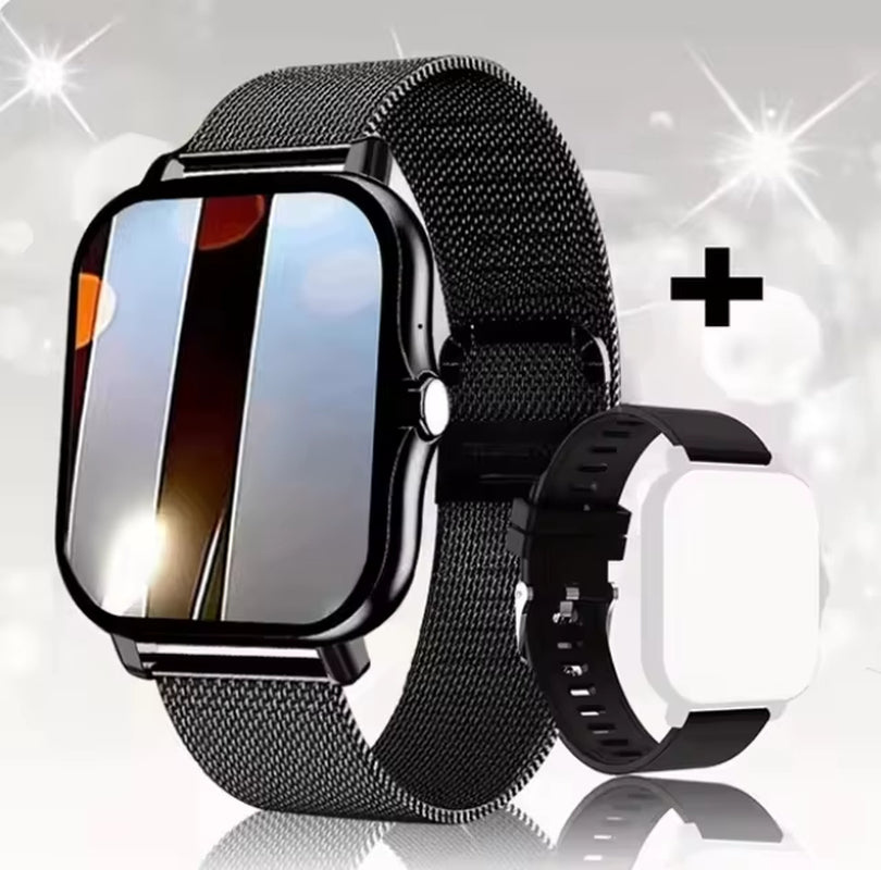LAXASFIT Smart Watch for Men Women Gift Sports Fitness Watches Bluetooth Calls Digital Smartwatch Wristwatch