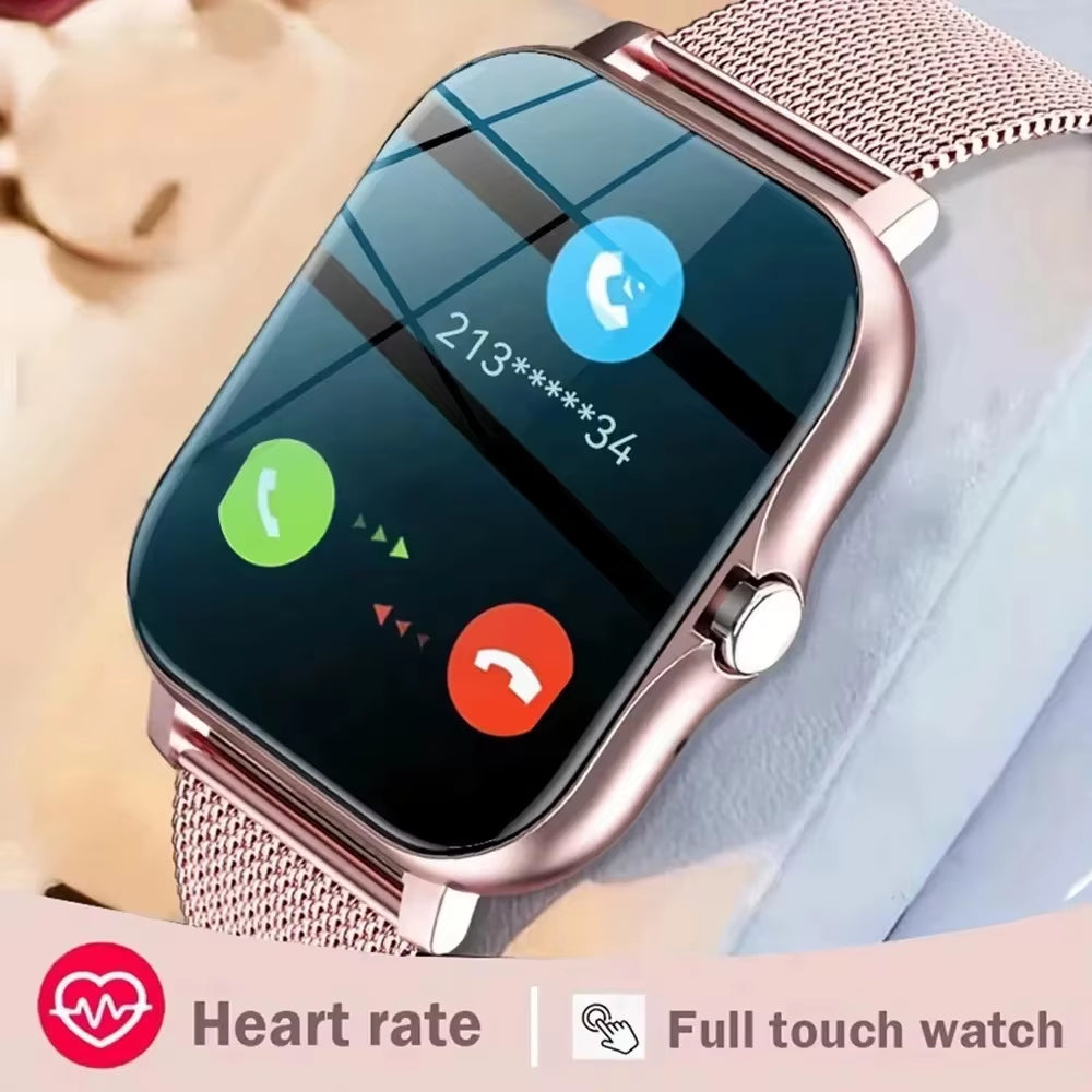LAXASFIT Smart Watch for Men Women Gift Sports Fitness Watches Bluetooth Calls Digital Smartwatch Wristwatch