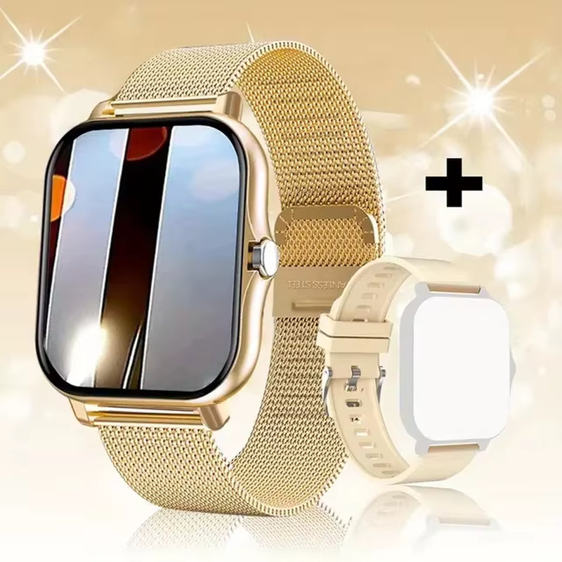 LAXASFIT Smart Watch for Men Women Gift Sports Fitness Watches Bluetooth Calls Digital Smartwatch Wristwatch